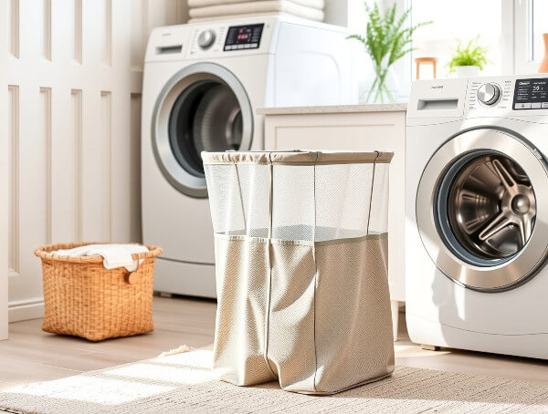 Collapsible Mesh Laundry Basket
