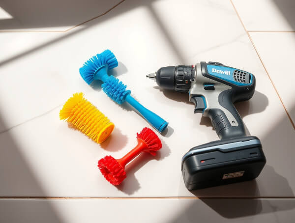 Drill Brush Attachment Set