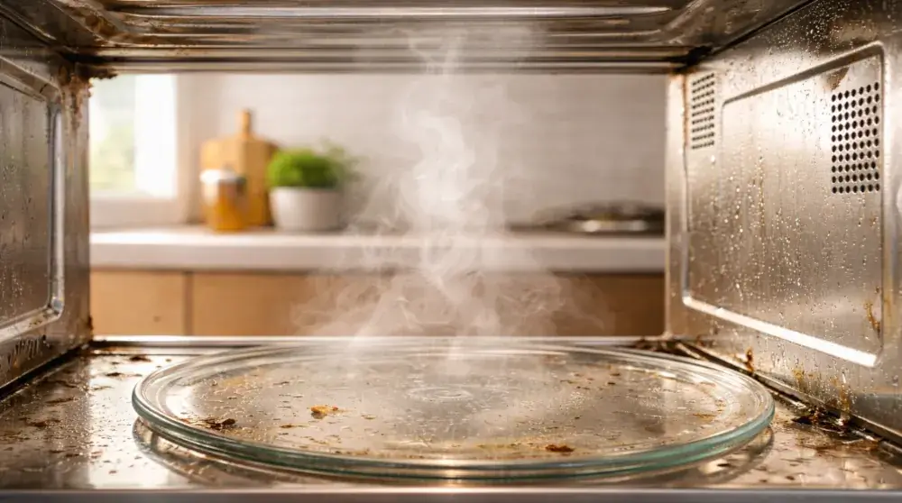 Microwave cleaning mistakes that cause lingering odors